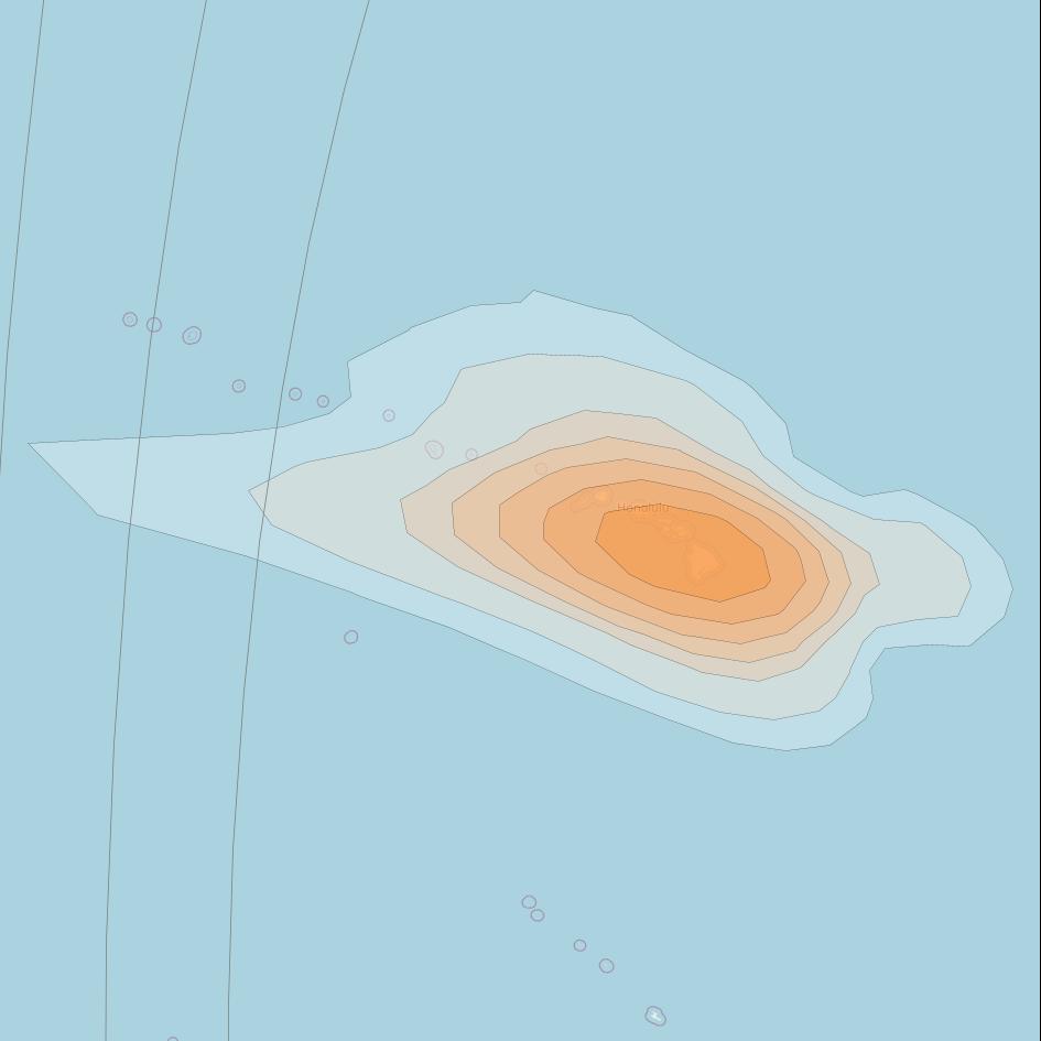 Directv 12 at 103° W downlink Ka-band A3BB (Hawaii) Spot beam coverage map