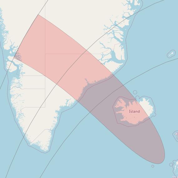 Eutelsat 10B at 10&deg; E downlink Ku-band S078 User Spot beam coverage map