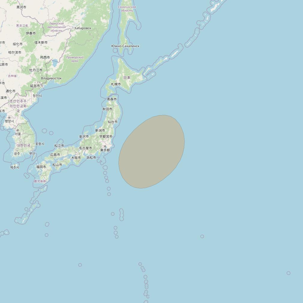 Chinasat 26 at 125&deg; E downlink Ka-band B060 User Spot beam coverage map