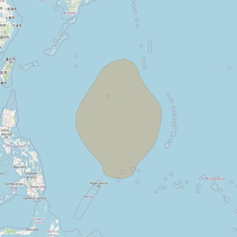 Chinasat 26 at 125&deg; E downlink Ka-band B063 User Spot beam coverage map