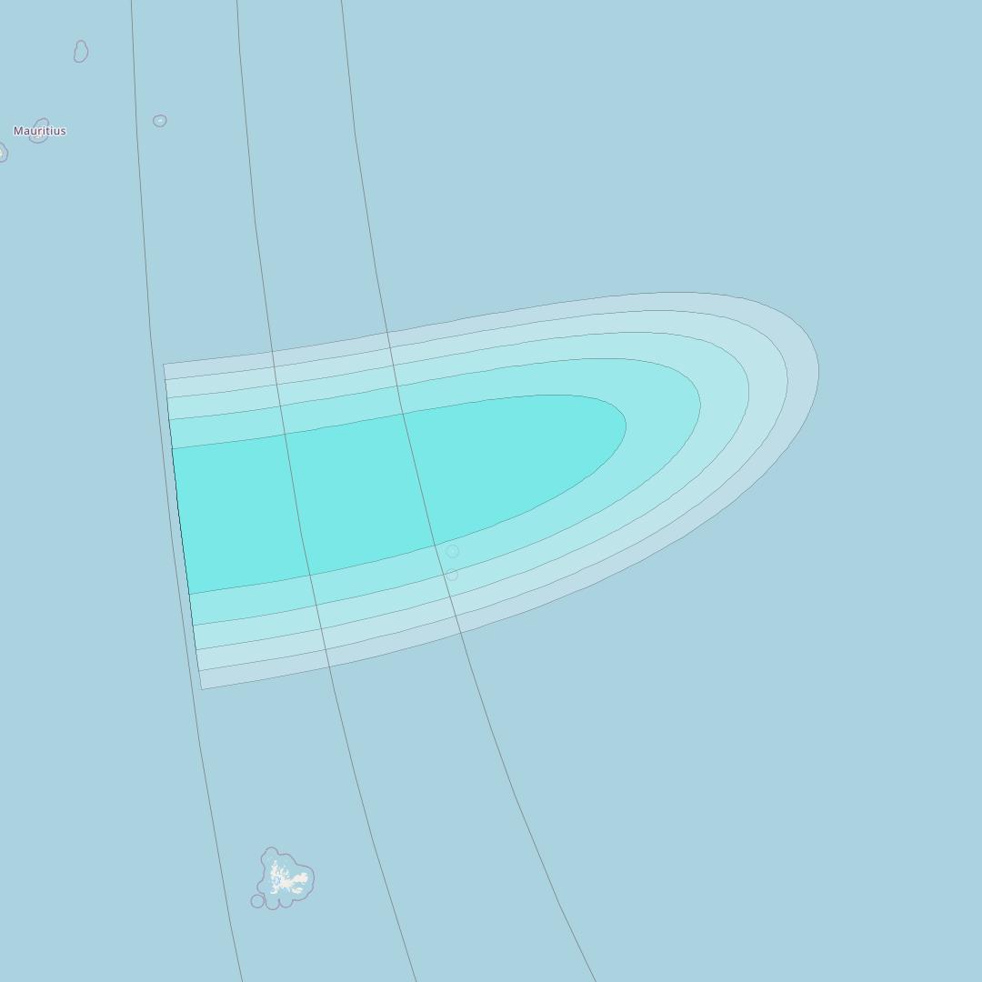 Inmarsat-4F2 at 143&deg; E downlink L-band F2S008 User Spot beam coverage map