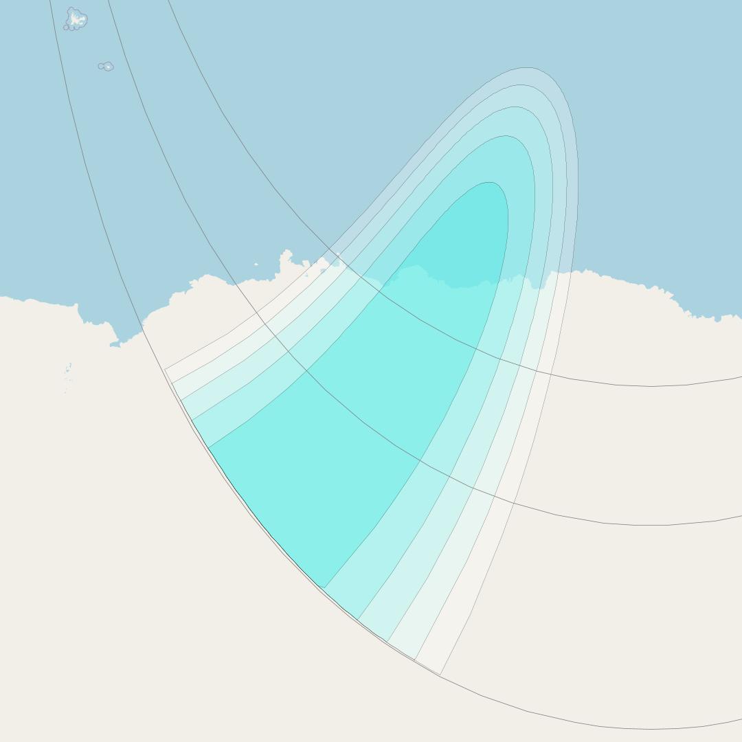 Inmarsat-4F2 at 143&deg; E downlink L-band F2S068 User Spot beam coverage map