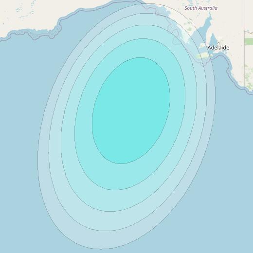 Inmarsat-4F2 at 143&deg; E downlink L-band F2S070 User Spot beam coverage map