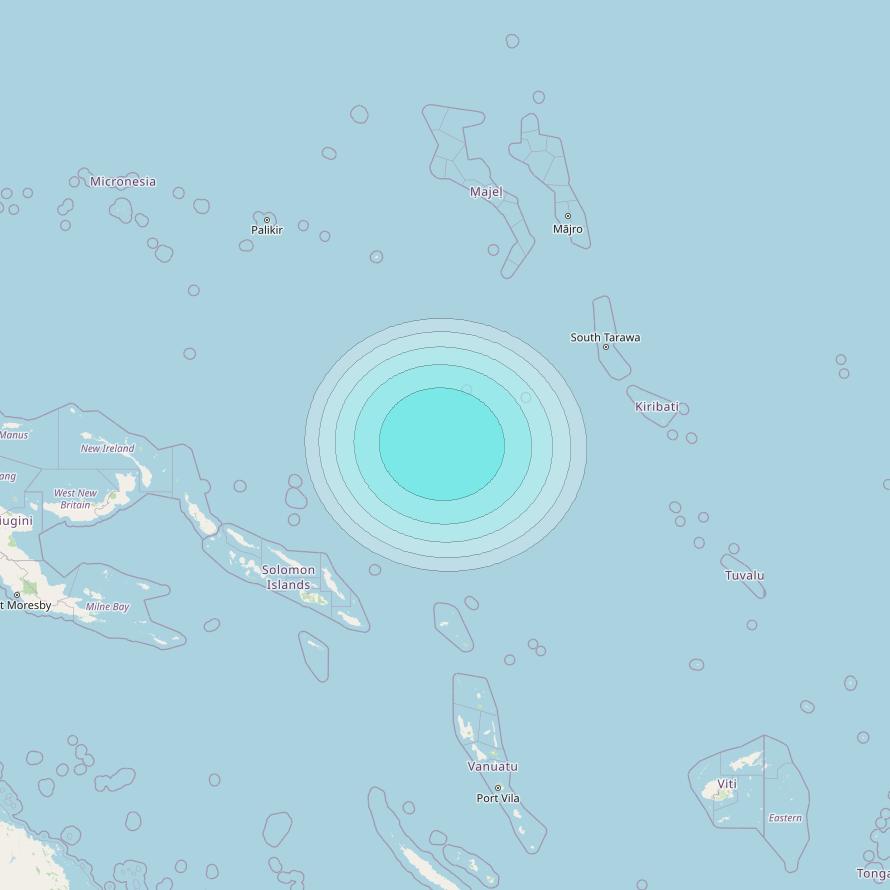 Inmarsat-4F2 at 143&deg; E downlink L-band F2S146 User Spot beam coverage map