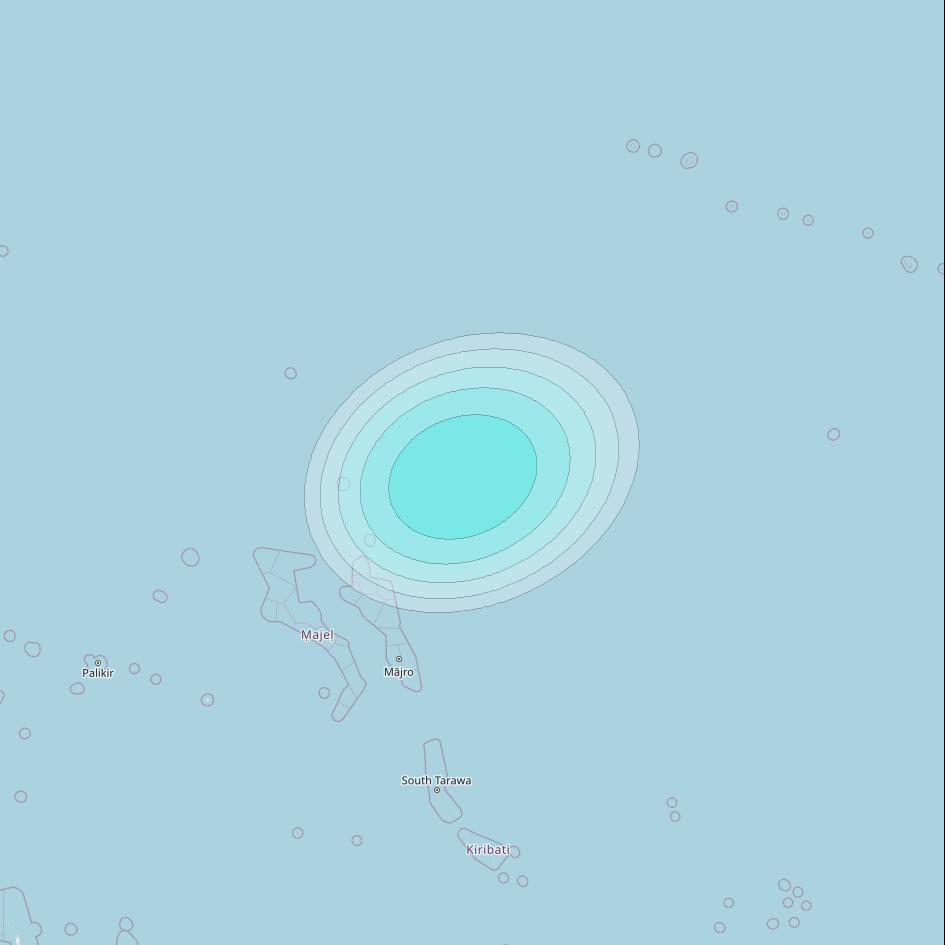 Inmarsat-4F2 at 143&deg; E downlink L-band F2S162 User Spot beam coverage map