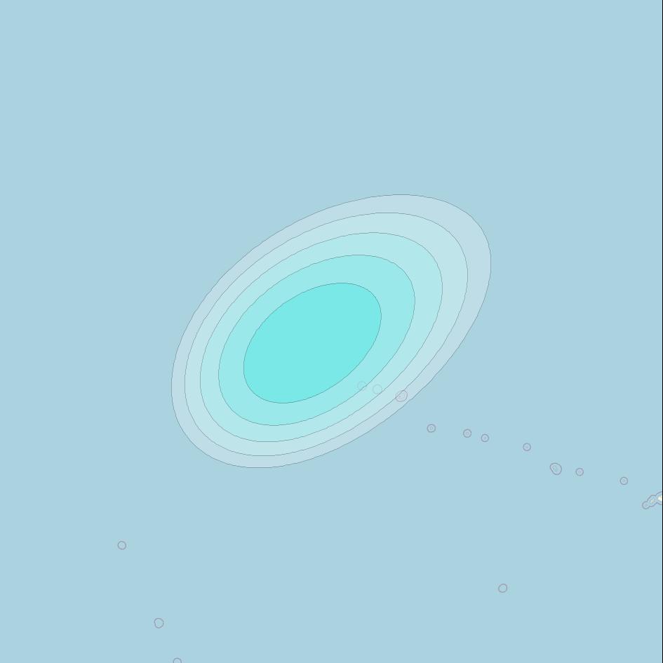 Inmarsat-4F2 at 143&deg; E downlink L-band F2S164 User Spot beam coverage map