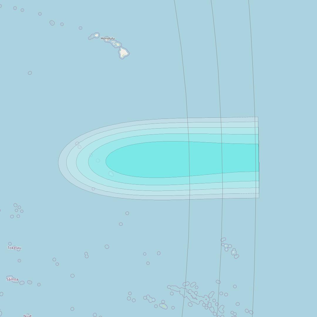 Inmarsat-4F2 at 143&deg; E downlink L-band F2S191 User Spot beam coverage map