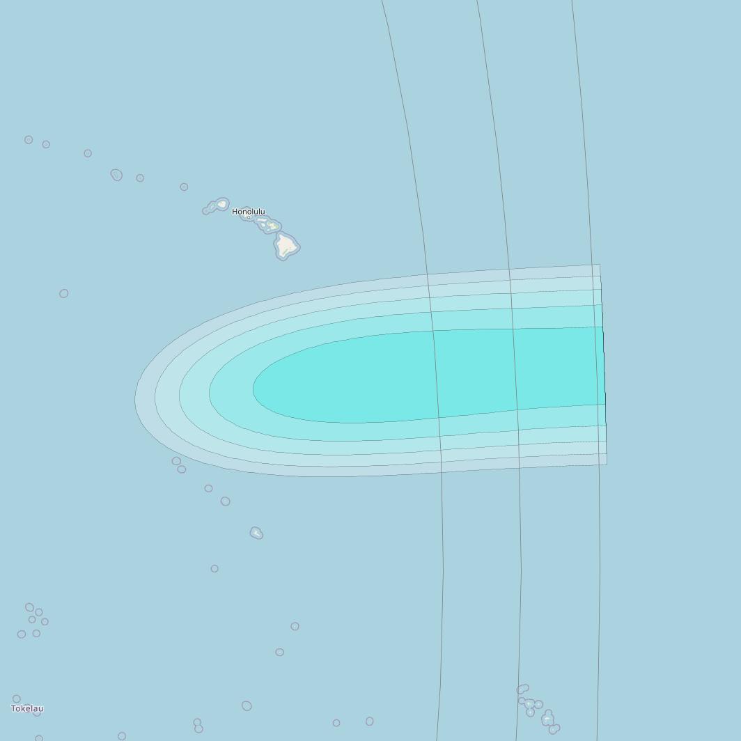 Inmarsat-4F2 at 143&deg; E downlink L-band F2S192 User Spot beam coverage map