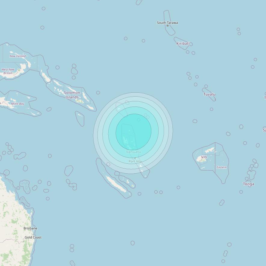 Inmarsat-4F1 at 178&deg; E downlink L-band F1S073 User Spot beam coverage map