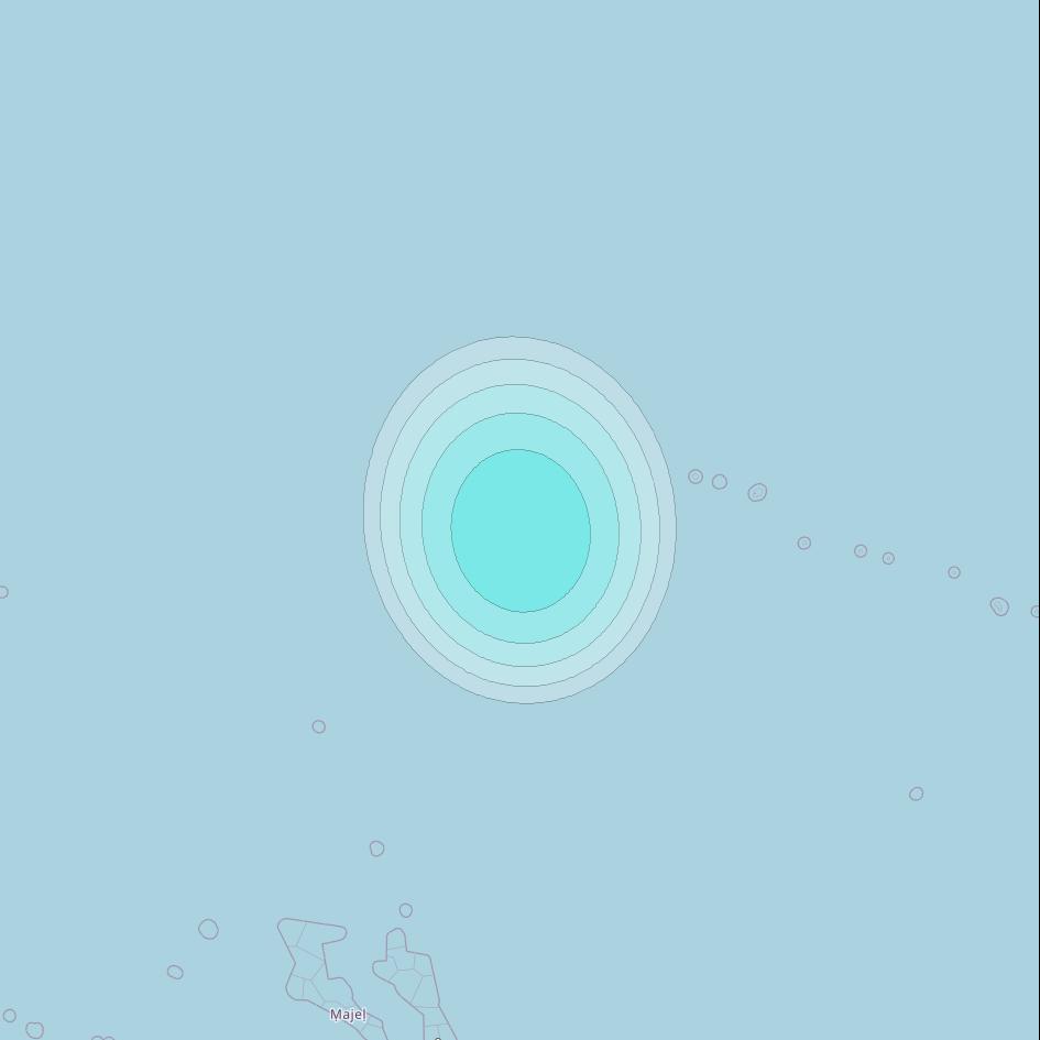 Inmarsat-4F1 at 178&deg; E downlink L-band F1S093 User Spot beam coverage map