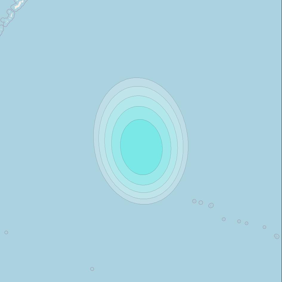 Inmarsat-4F1 at 178&deg; E downlink L-band F1S094 User Spot beam coverage map