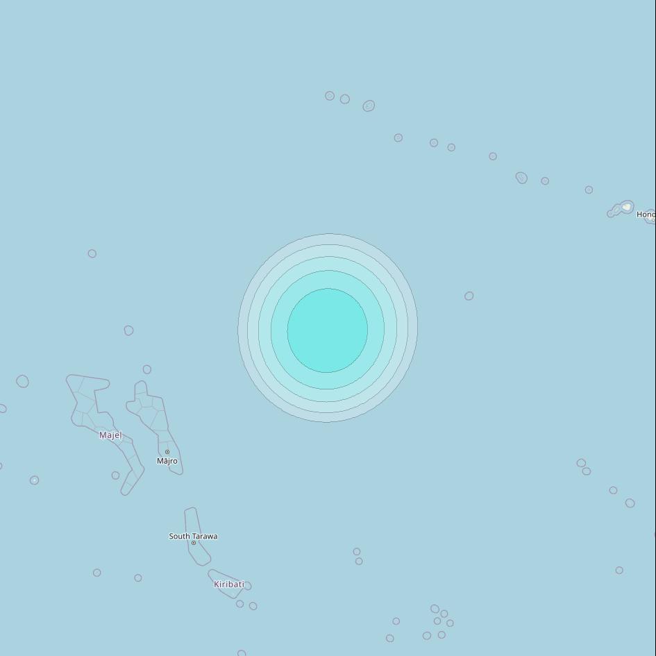Inmarsat-4F1 at 178&deg; E downlink L-band F1S106 User Spot beam coverage map