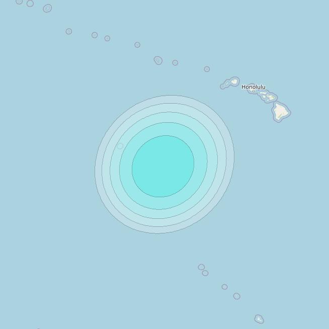 Inmarsat-4F1 at 178&deg; E downlink L-band F1S134 User Spot beam coverage map