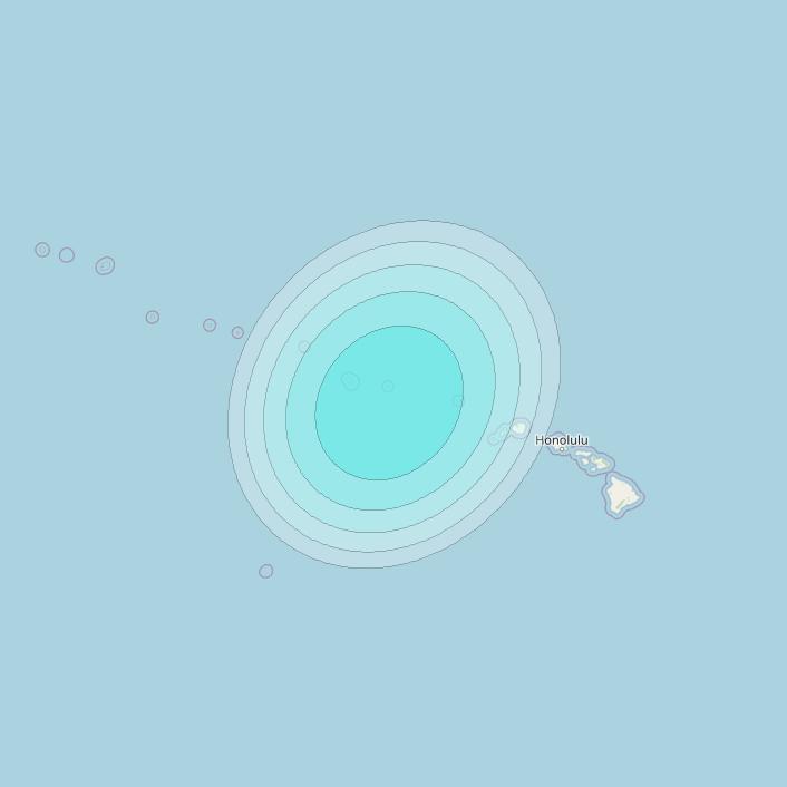 Inmarsat-4F1 at 178&deg; E downlink L-band F1S135 User Spot beam coverage map