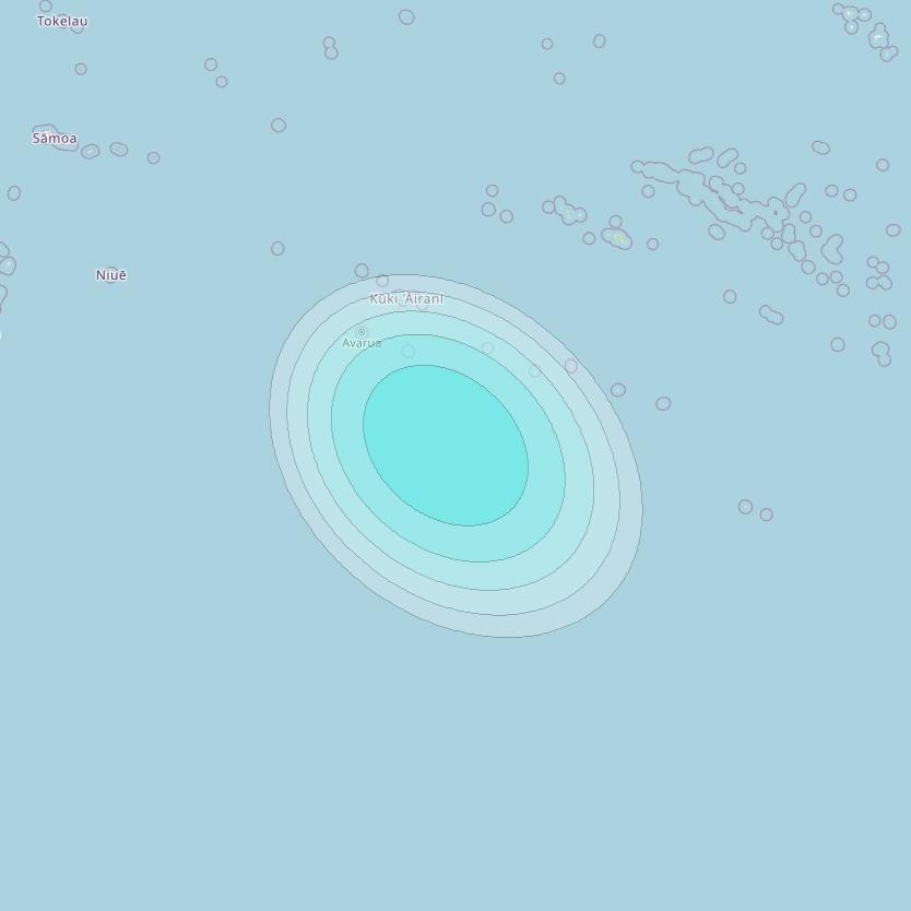 Inmarsat-4F1 at 178&deg; E downlink L-band F1S143 User Spot beam coverage map