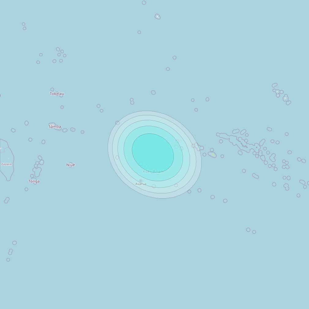 Inmarsat-4F1 at 178&deg; E downlink L-band F1S144 User Spot beam coverage map