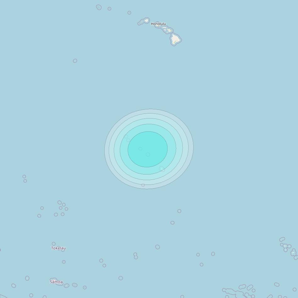 Inmarsat-4F1 at 178&deg; E downlink L-band F1S147 User Spot beam coverage map