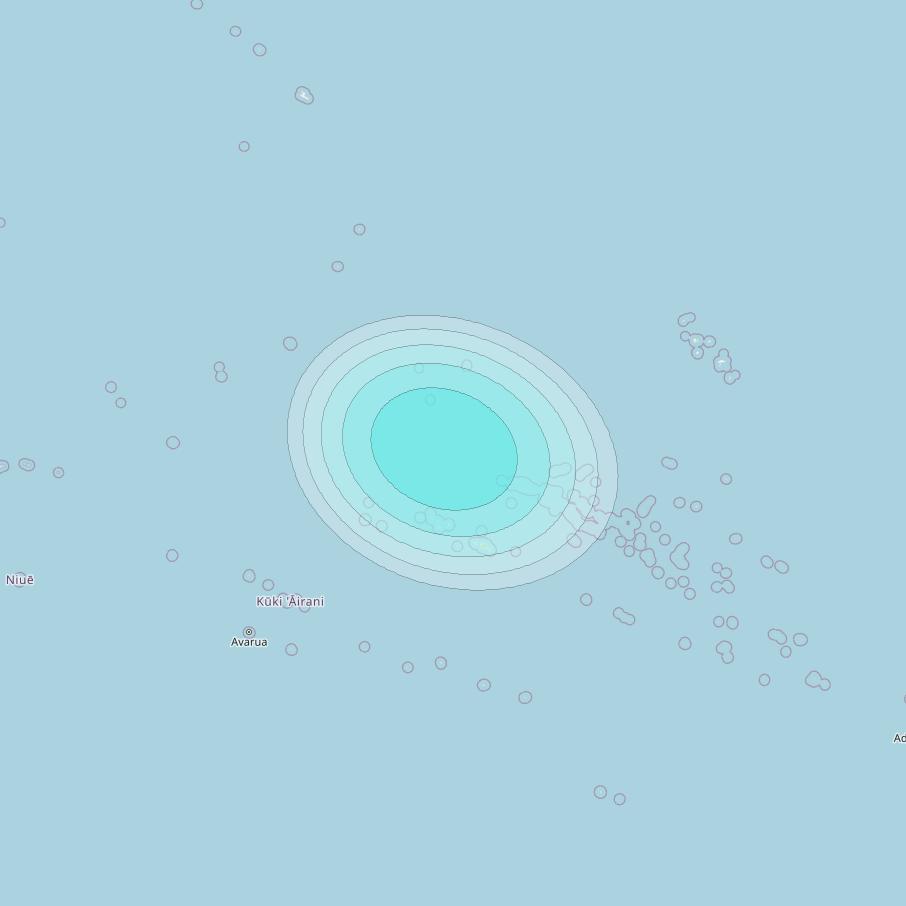 Inmarsat-4F1 at 178&deg; E downlink L-band F1S158 User Spot beam coverage map
