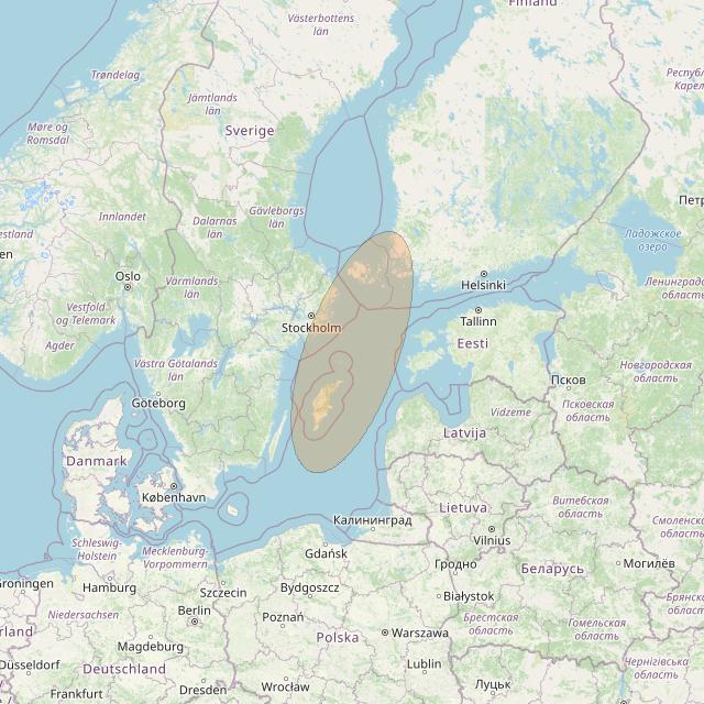 Eutelsat Konnect VHTS at 3&deg; E downlink Ka-band S020 User Spot beam coverage map
