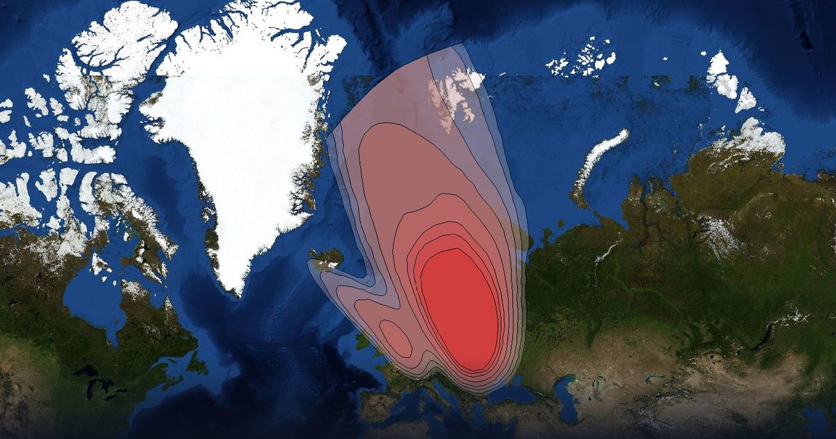 Eutelsat 31A Ku-band Spot C Beam beam footprint coverage map, Ku band