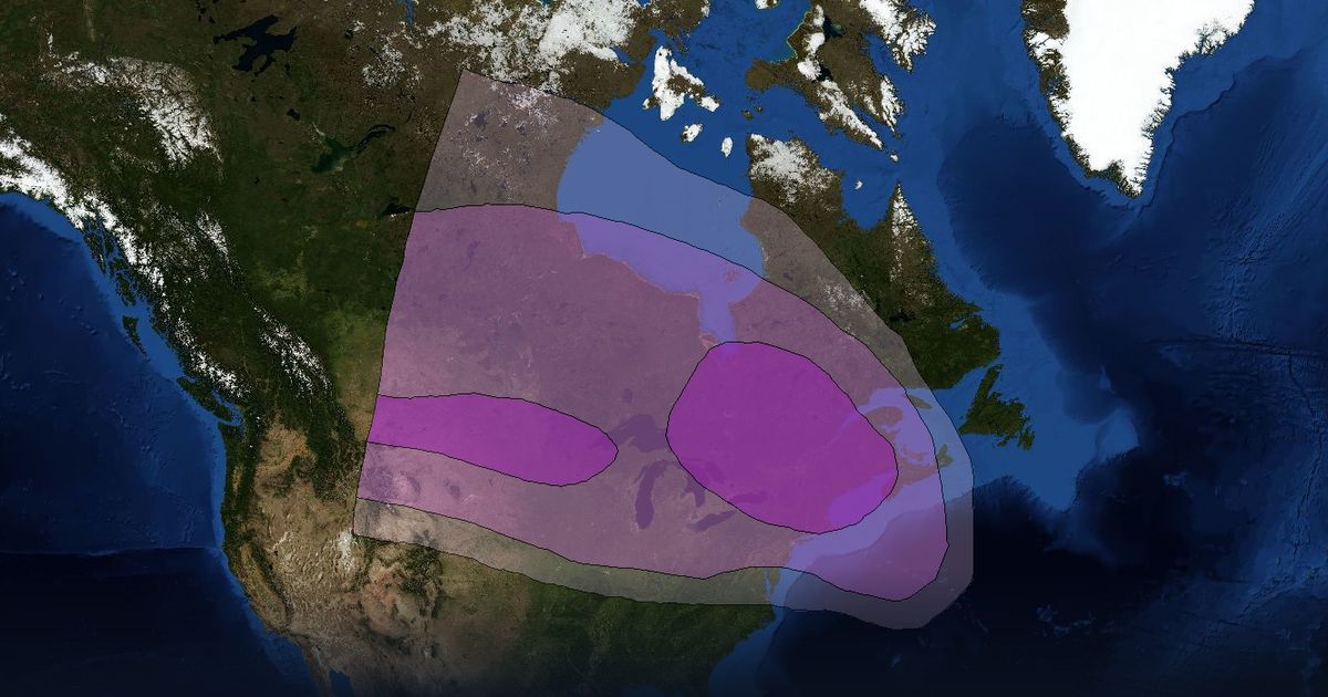 Intelsat 903 C-band North West Zone Beam beam footprint coverage map, C band