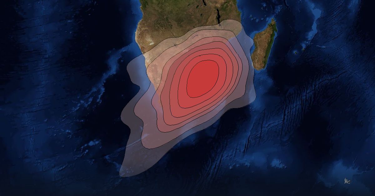 Intelsat 33e Ku-band GW2 Gateway Spot beam beam footprint coverage map, Ku band